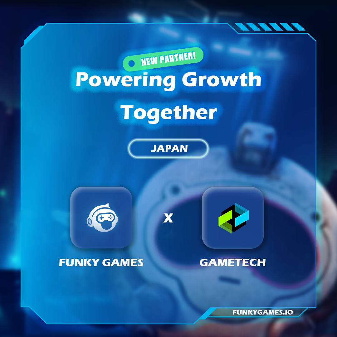 Funky Games Strengthens Presence in Japan Through Gametech Partnership